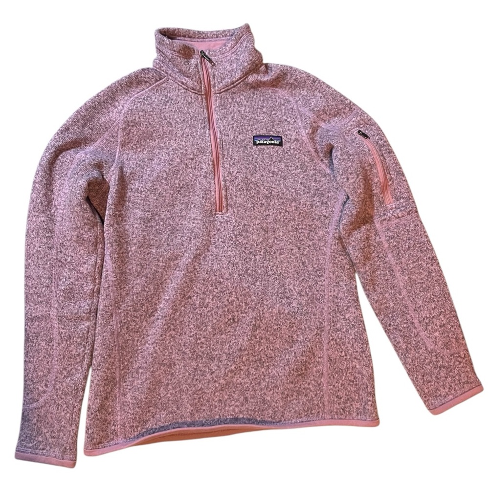 Patagonia Women’s Quarter-Zip Better Sweater Fleece | XS | Pink